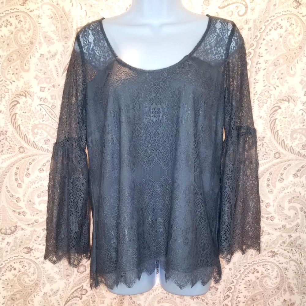 New Kensie Medium Gray Blouse